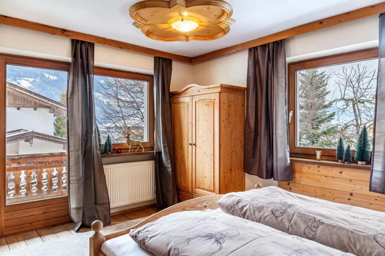 Ferienwohnung Platzhirsch Panorama View Balkon, Gartensauna, Garten, Grillplatz Штумм Екстер'єр фото